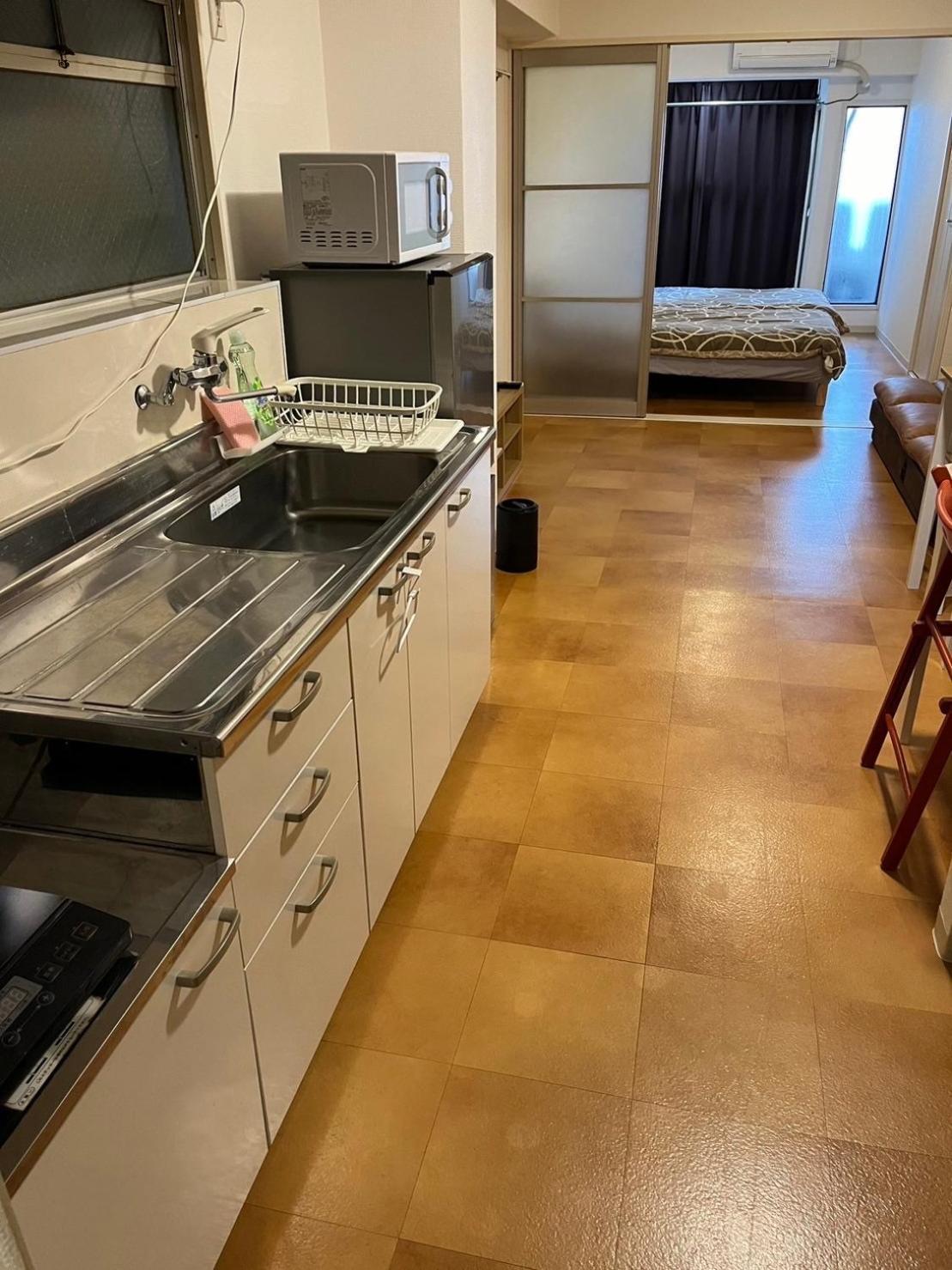 ２ Beds. Comfortable . Dotonbori / Kuromon Market. Osaka Luaran gambar